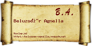 Beluzsár Agnella névjegykártya